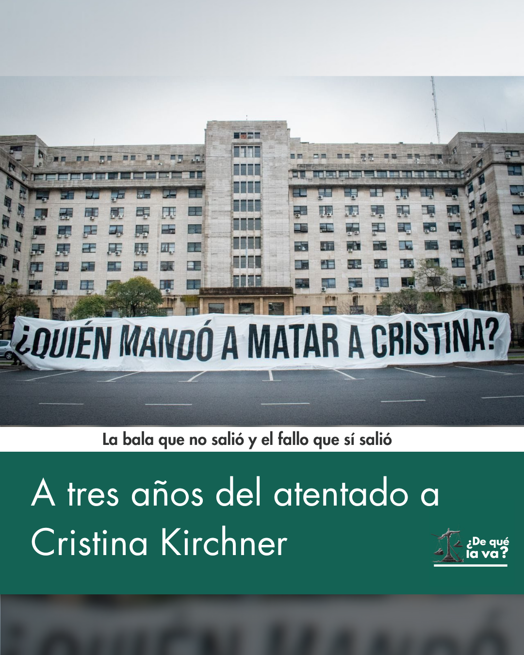 A 3 años del atentado a Cristina Kirchner: la bala que no salió y el fallo que sí salió