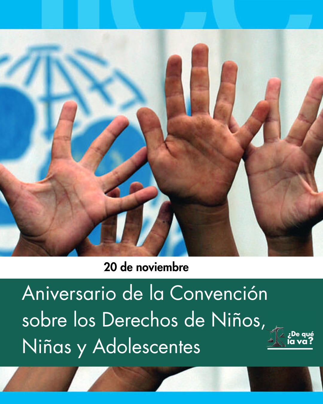20 de noviembre: Aniversario de la Convención sobre los Derechos de Niños, Niñas y Adolescentes